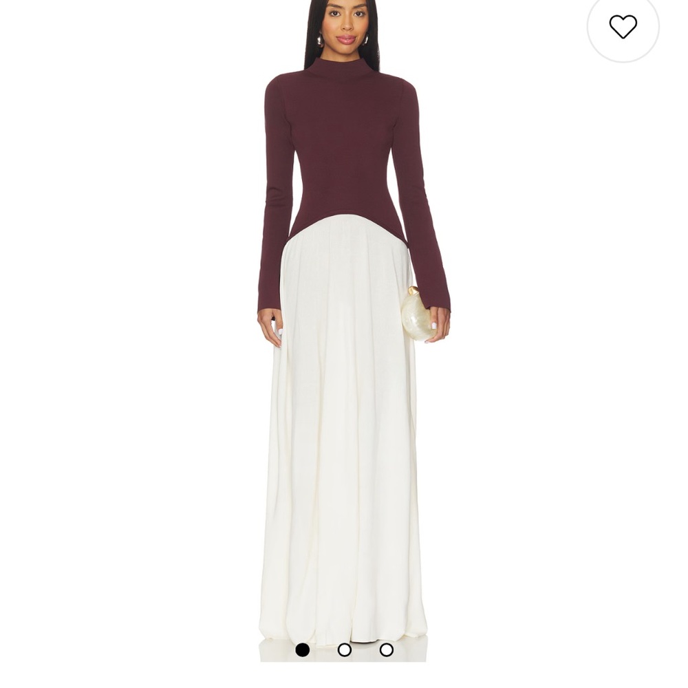 SOLID & STRIPED The Soglio Dress in Raisin Brown